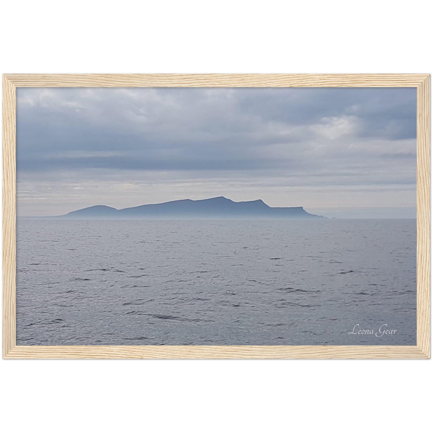 Foula Horizon Wooden Framed Print 12" x 18"