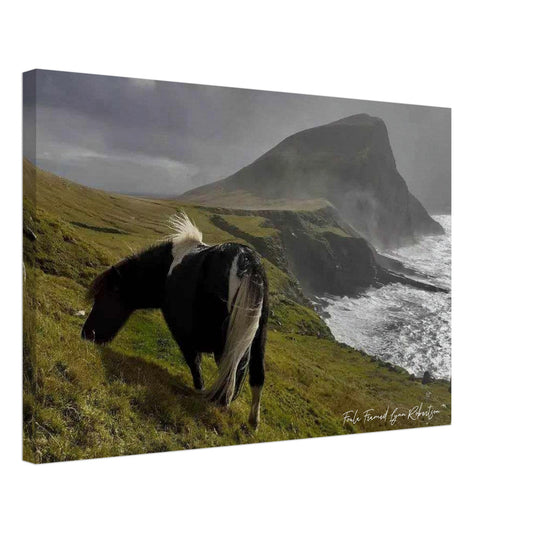 Canvas 16" x 24" Hazy Cliffs