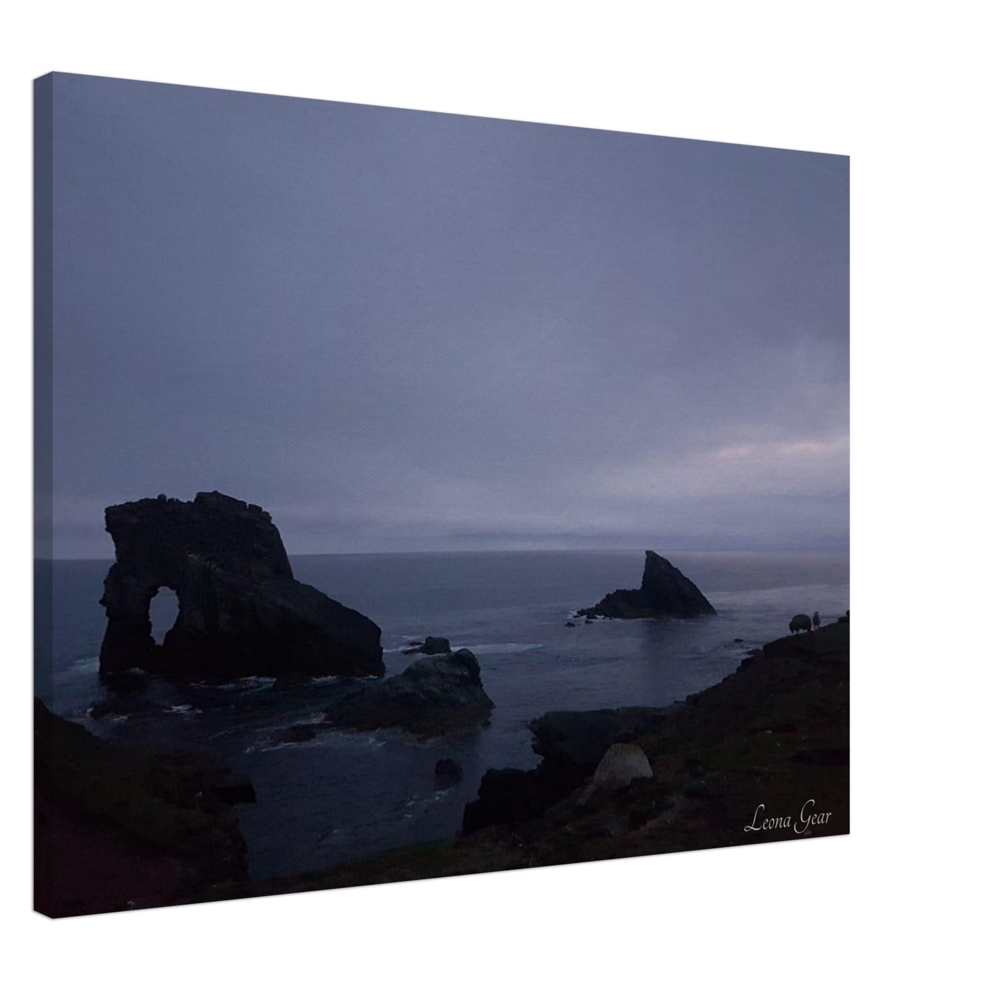 Gaada Stack in Simmir Dim Canvas 24" x 32"