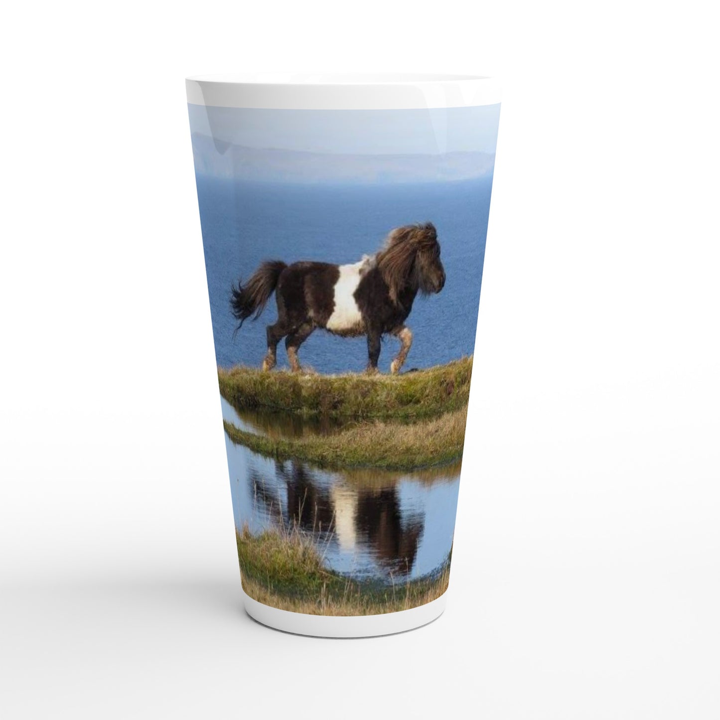 Neptune Reflected Latte 17oz Ceramic Mug