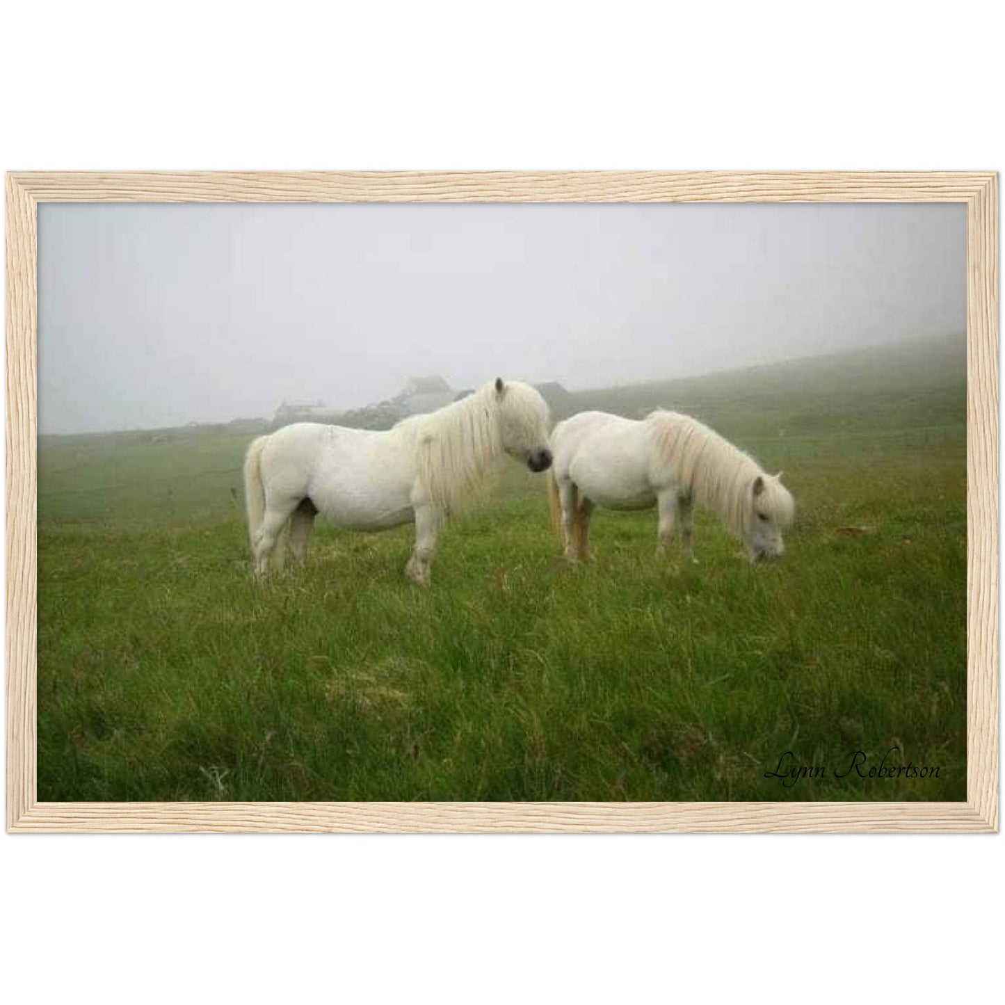 Misty Days Wooden Framed Print 12" x 18"