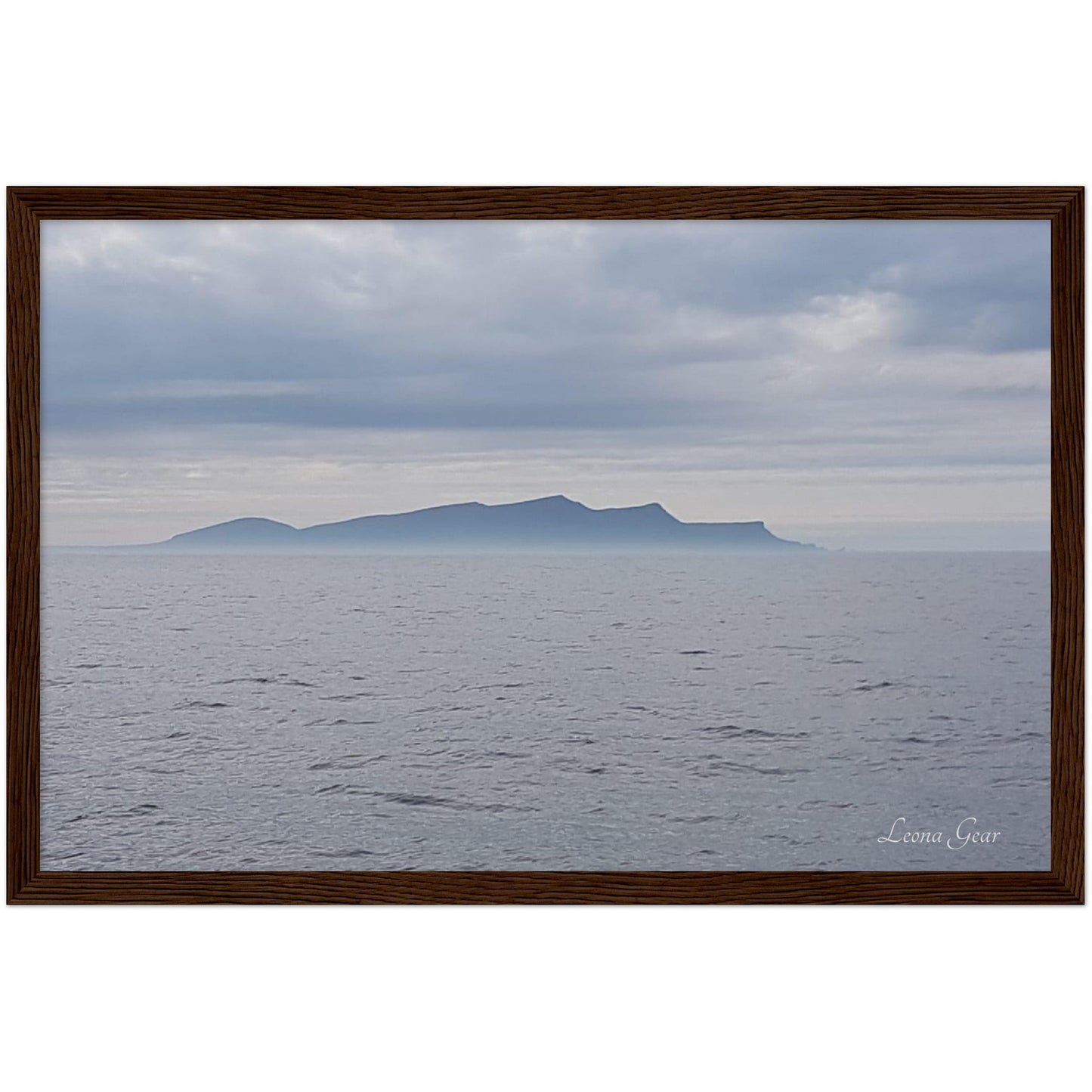 Foula Horizon Wooden Framed Print 12" x 18"