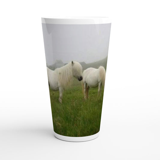 Misty Days Latte 17oz Ceramic Mug