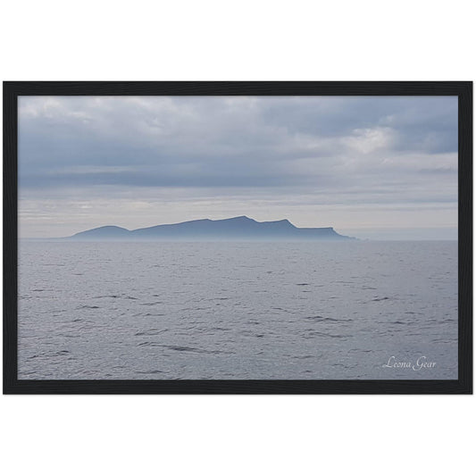 Foula Horizon Wooden Framed Print 12" x 18"