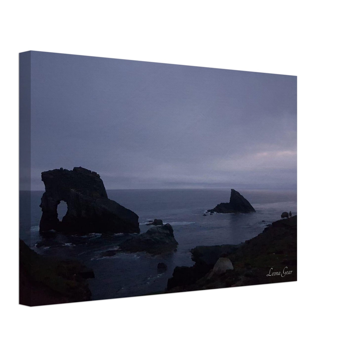 Gaada Stack Simmir Dim Canvas 12" x 18"