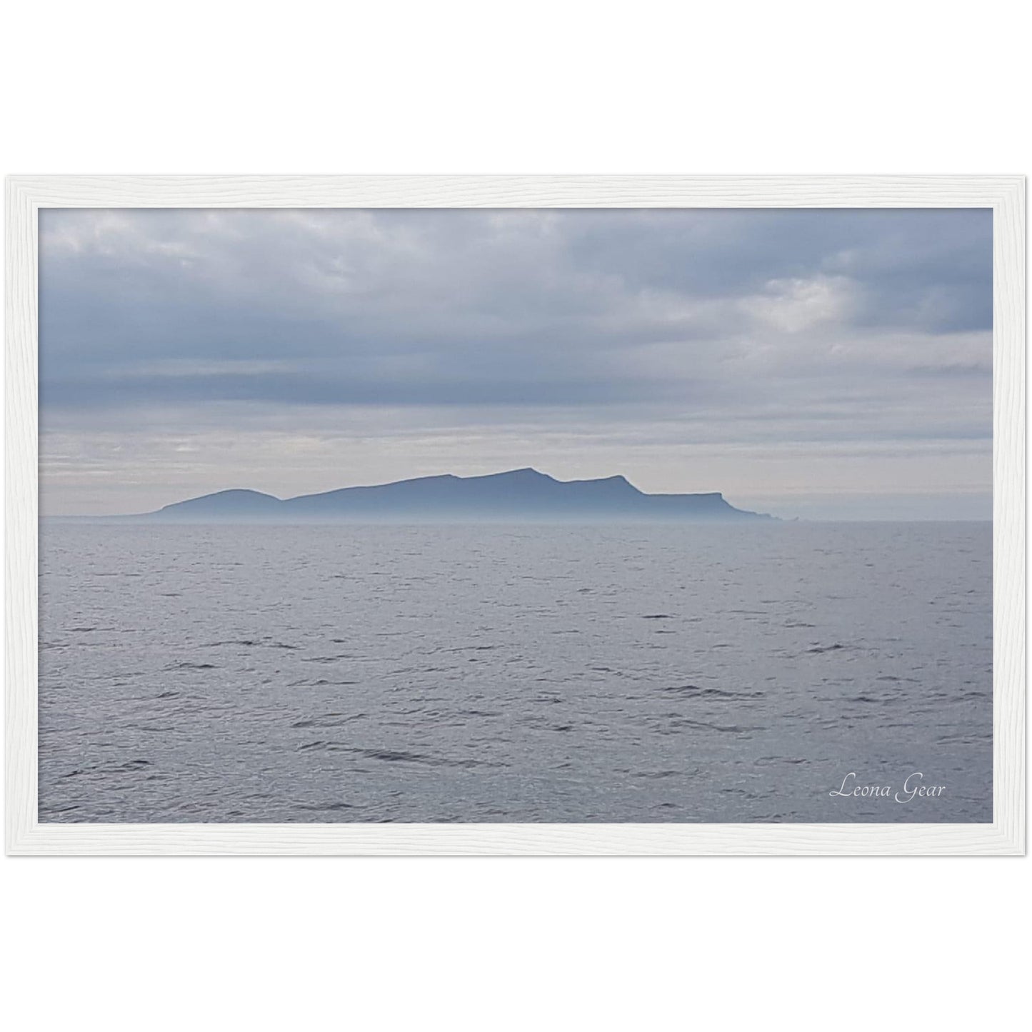 Foula Horizon Wooden Framed Print 12" x 18"
